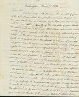 Letter to James A. Paddock, April 7, 1822