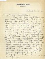 Letter to Mrs. C.G. (Ann) Austin, March 9, 1932
