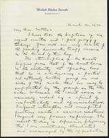 Letter to Mrs. C.G. (Ann) Austin, March  30, 1932