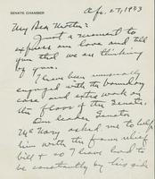 Letter to Mrs. C.G. (Ann) Austin, April  27, 1933
