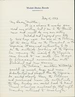 Letter to Mrs. C.G. (Ann) Austin, May  19, 1933