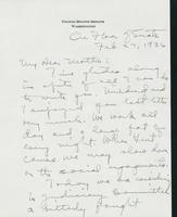 Letter to Mrs. C.G. (Ann) Austin, February 27, 1936