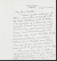 Letter to Mrs. C.G. (Ann) Austin, February 14, 1938
