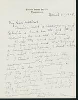 Letter to Mrs. C.G. (Ann) Austin, March 21 1938