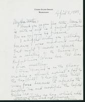 Letter to Mrs. C.G. (Ann) Austin, April 8, 1938