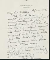 Letter to Mrs. C.G. (Ann) Austin, April 27, 1938