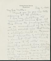Letter to Mrs. C.G. (Ann) Austin, May 11, 1938