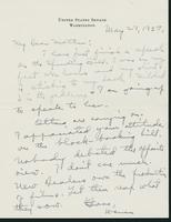 Letter to Mrs. C.G. (Ann) Austin, May 27, 1938