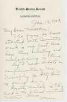 Letter to Mrs. C.G. (Ann) Austin, January 17, 1939