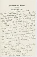 Letter to Mrs. C.G. (Ann) Austin, January 24, 1939