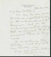 Letter to Mrs. C.G. (Ann) Austin, January 28, 1939