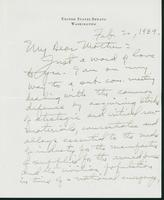 Letter to Mrs. C.G. (Ann) Austin, February 2, 1939