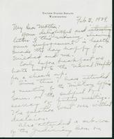 Letter to Mrs. C.G. (Ann) Austin, February 3, 1939