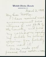 Letter to Mrs. C.G. (Ann) Austin, March 3, 1939