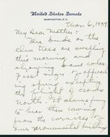 Letter to Mrs. C.G. (Ann) Austin, March 6, 1939