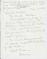 Letter to Mrs. C.G. (Ann) Austin, March 10, 1939