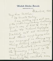 Letter to Mrs. C.G. (Ann) Austin, March 29, 1939