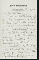 Letter to Mrs. C.G. (Ann) Austin, October 10, 1939