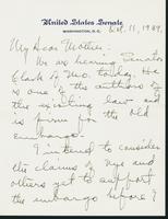Letter to Mrs. C.G. (Ann) Austin, October 11, 1939