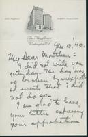 Letter to Mrs. C.G. (Ann) Austin, January 10, 1940