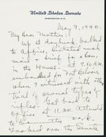 Letter to Mrs. C.G. (Ann) Austin, May 9, 1940