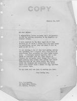 Warren R. Austin letter to Mrs. C.G. (Ann) Austin, January 11, 1932