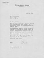 Letter to Mrs. C.G. (Ann) Austin, November 5, 1936