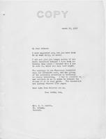 Letter to Mrs. C.G. (Ann) Austin, March 25, 1937
