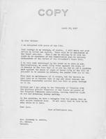 Letter to Mrs. C.G. (Ann) Austin, April 22, 1937