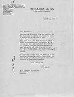 Letter to Mrs. C.G. (Ann) Austin, April 23, 1937