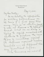 Letter to Mrs. C.G. (Ann) Austin, May 21, 1940