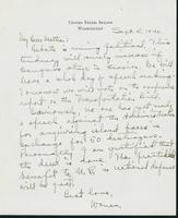 Letter to Mrs. C.G. (Ann) Austin, September 5, 1940