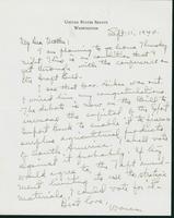 Letter to Mrs. C.G. (Ann) Austin, September 11, 1940