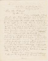 Letter from AUSTIN JACOBS COOLIDGE to GEORGE PERKINS MARSH,                             dated May 17, 1858.
