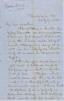 Letter from CHARLES MARSH to GEORGE PERKINS MARSH, dated July                             26, 1858.