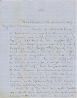 Letter from CHARLES MARSH to GEORGE PERKINS MARSH, dated March                             22, 1859.