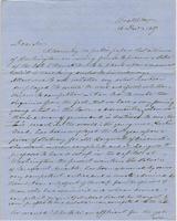 Letter from DANIEL KELLOGG to GEORGE PERKINS MARSH, dated                             December 16, 1857.