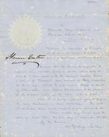 Letter from FREDERICK BILLINGS to GEORGE PERKINS MARSH and                             CHARLES PAINE, dated December 1, 1846.
