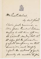 Letter from G. P. A. HEALY to GEORGE PERKINS MARSH, dated                             February 7, 1872.