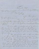 Letter from H. W. R. FITCH to GEORGE PERKINS MARSH, dated March                             29, 1860.
