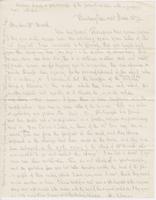 Letter from JOHN NORTON POMEROY to GEORGE PERKINS MARSH, dated                             June 21, 1872.