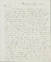 Letter from WILLIAM WESTON to GEORGE PERKINS MARSH, dated July                             25, 1848.