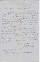Letter from SPENCER FULLERTON BAIRD to GEORGE PERKINS MARSH,                             dated January 29, 1852.