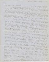 Letter from SPENCER FULLERTON BAIRD to GEORGE PERKINS MARSH,                             dated May 6, 1854.