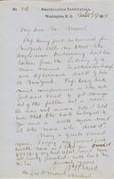 Letter from SPENCER FULLERTON BAIRD to GEORGE PERKINS MARSH,                             dated July 17, 1858.