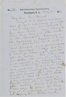 Letter from SPENCER FULLETON BAIRD to GEORGE PERKINS MARSH,                             dated May 10, 1862.