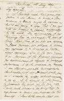 Letter from CHARLES ELIOT NORTON to GEORGE PERKINS MARSH, dated                             May 10, 1864.