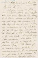 Letter from CHARLES ELIOT NORTON to GEORGE PERKINS MARSH, dated                             August 21, 1865.