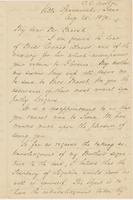 Letter from CHARLES ELIOT NORTON to GEORGE PERKINS MARSH, dated                             August 25, 1870.