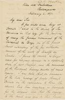Letter from CHARLES ELIOT NORTON to GEORGE PERKINS MARSH, dated                             February 2, 1871.